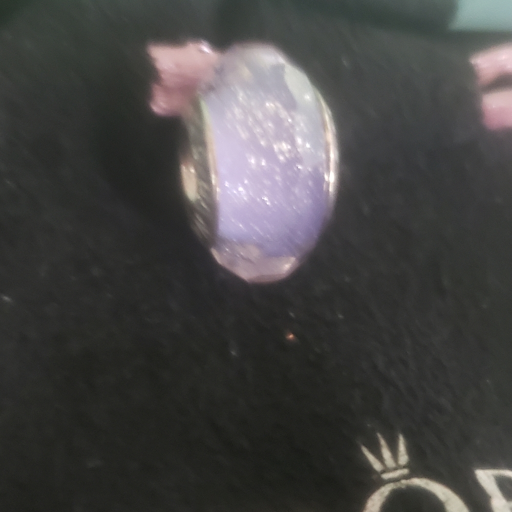 Pandora Purple Shimmer Faceted Murano Glass Charm - Picture 3 of 4